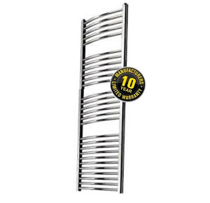 Towel rail 600w 1500h curved horizontal rails